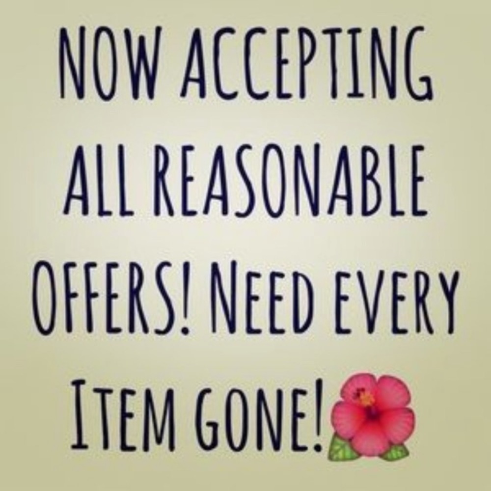 ALL OFFERS WELCOME
